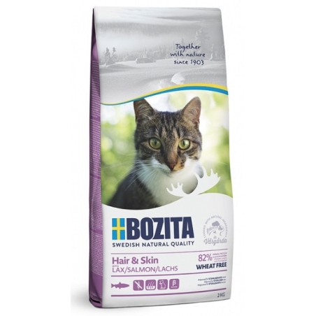 Bozita Hair & Skin lõhega kuivtoit kassile 2kg