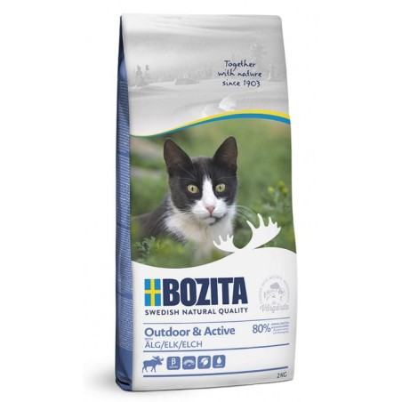 Bozita põdralihaga kuivtoit aktiivsele kassile 2kg