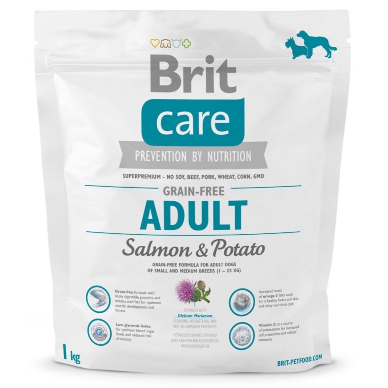 Brit Care Adult Salmon & Potato koeratoit 1 kg