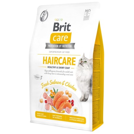 Brit Care Cat Grain-Free Haircare Healthy & Shiny coat 2kg