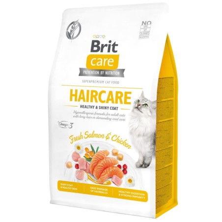 Brit Care Cat Grain-Free Haircare Healthy & Shiny coat kassitoit 0,4 kg