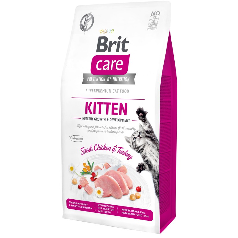 Brit Care Cat Grain-Free Kitten Healthy Growth 7kg