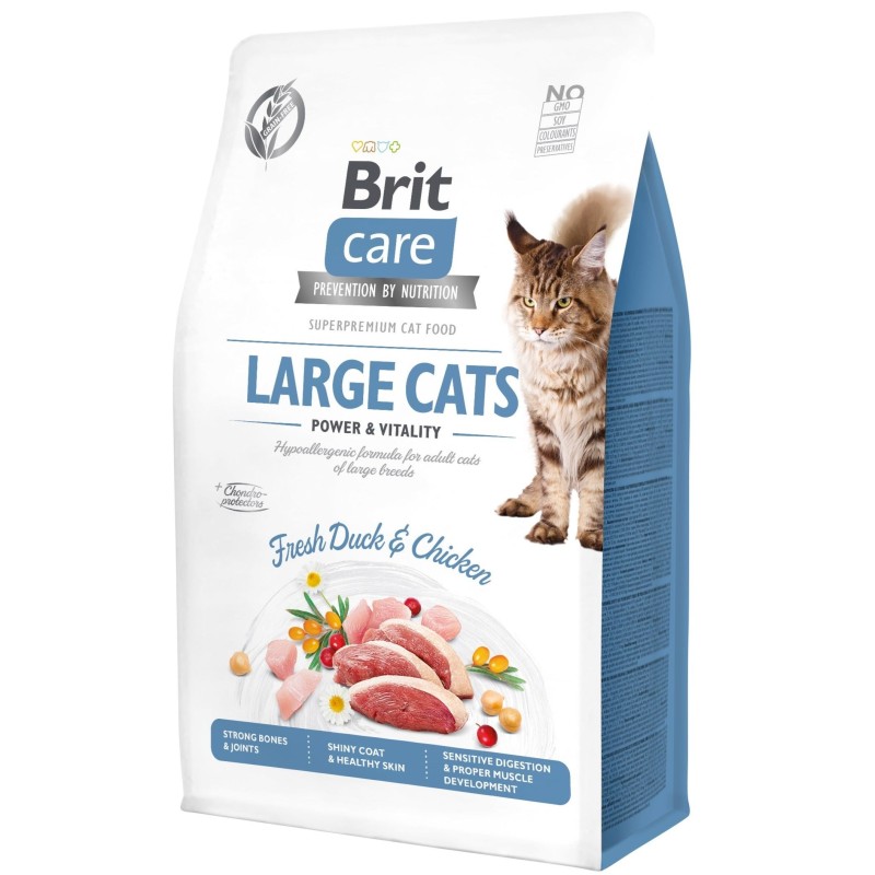 Brit Care Cat Grain-Free Large cats Power Vitality 0,4kg