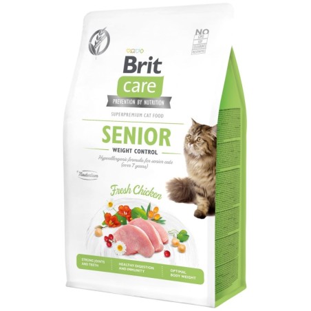 Brit Care Cat Grain-Free Senior Weight Control kassitoit 0,4kg