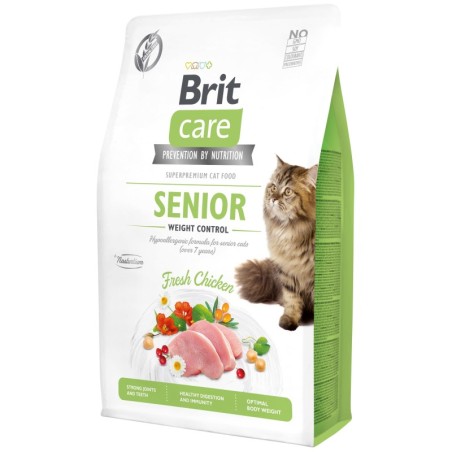 Brit Care Cat Grain-Free Senior Weight Control kassitoit 2kg