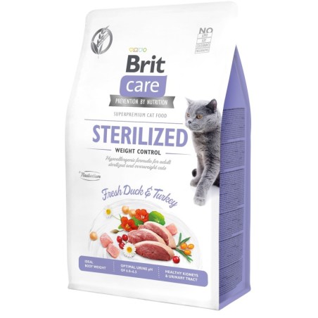 Brit Care Cat Grain-Free Sterilized Weight Control kassitoit 400g