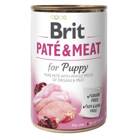Brit Care Chicken & Turkey Paté & Meat for Puppy konserv kutsikatele 400g