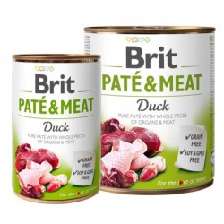 Brit Care Duck pate & meat konserv koerale 800g