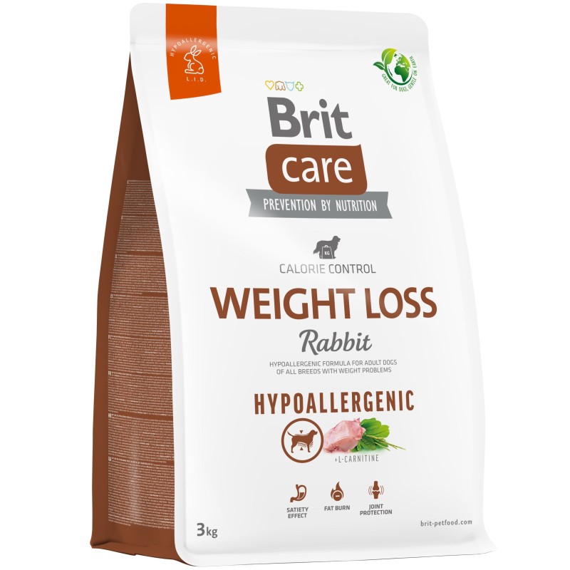 Brit Care Hypoallergenic Weight Loss Rabbit koeratoit 3kg
