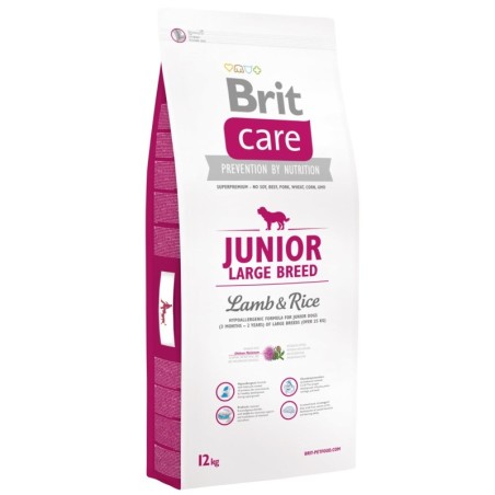 Brit Care Junior Large Breed Lamb & Rice koeratoit 12 kg