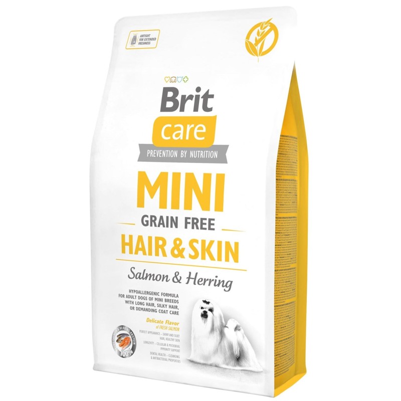 Brit Care Mini Hair & Skin teraviljavaba koeratoit 2kg