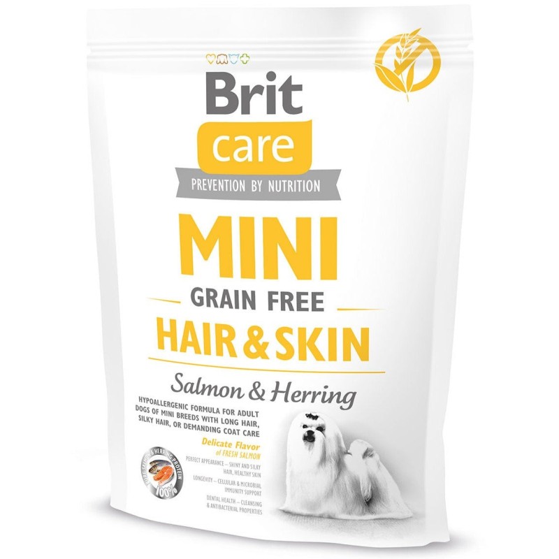 Brit Care Mini Hair & Skin teraviljavaba koeratoit 400g