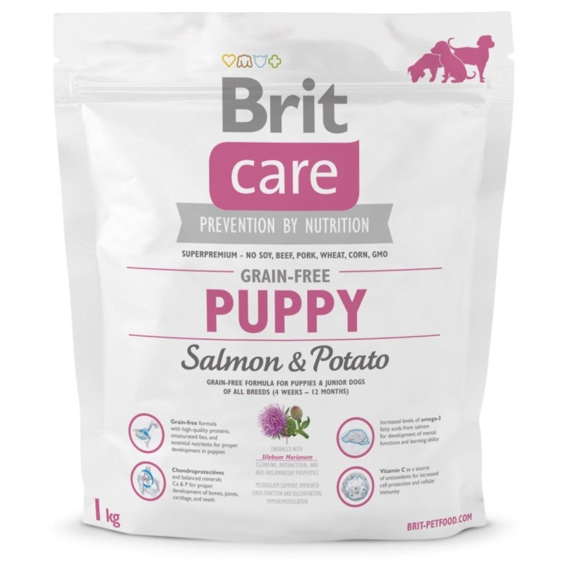 Brit Care Puppy Salmon & Potato koeratoit 1kg