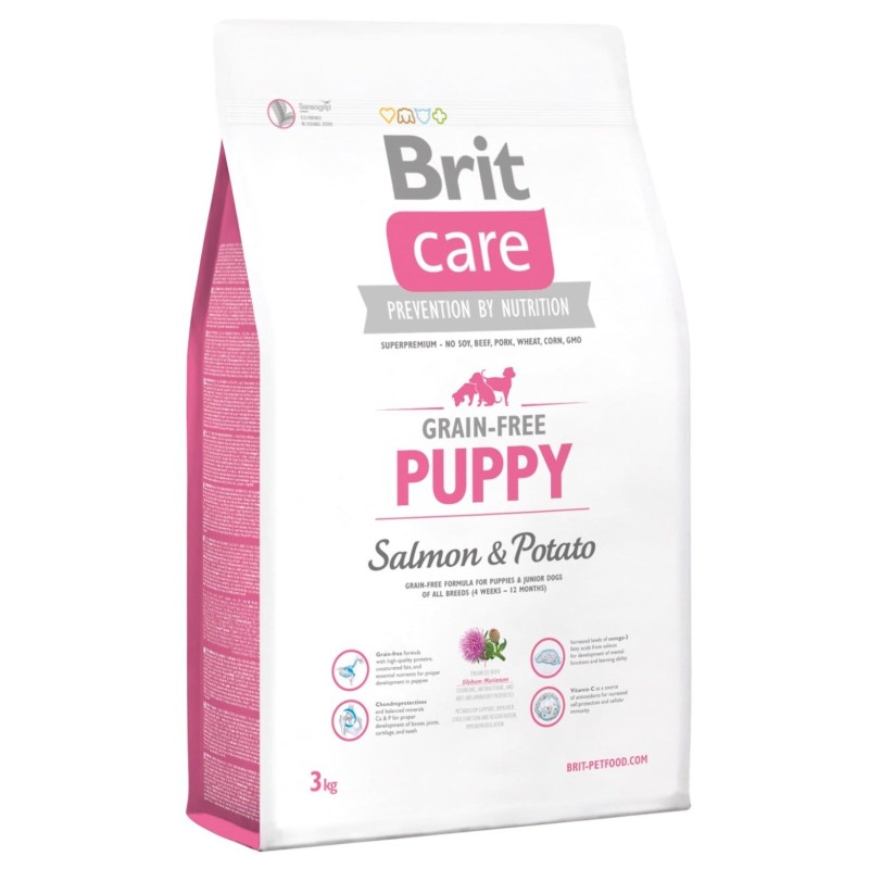 Brit Care Puppy Salmon & Potato koeratoit 3kg