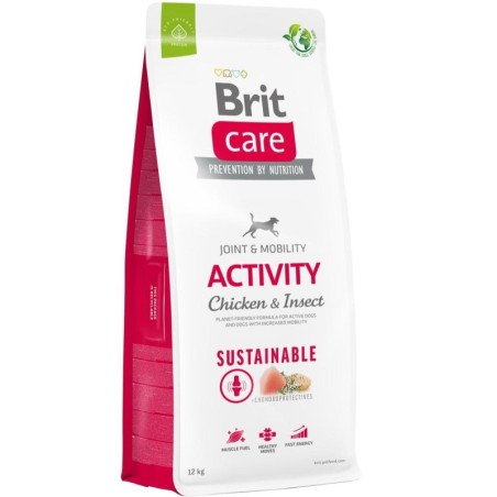 Brit Care Sustainable Activity Chicken & Insect koeratoit 12kg