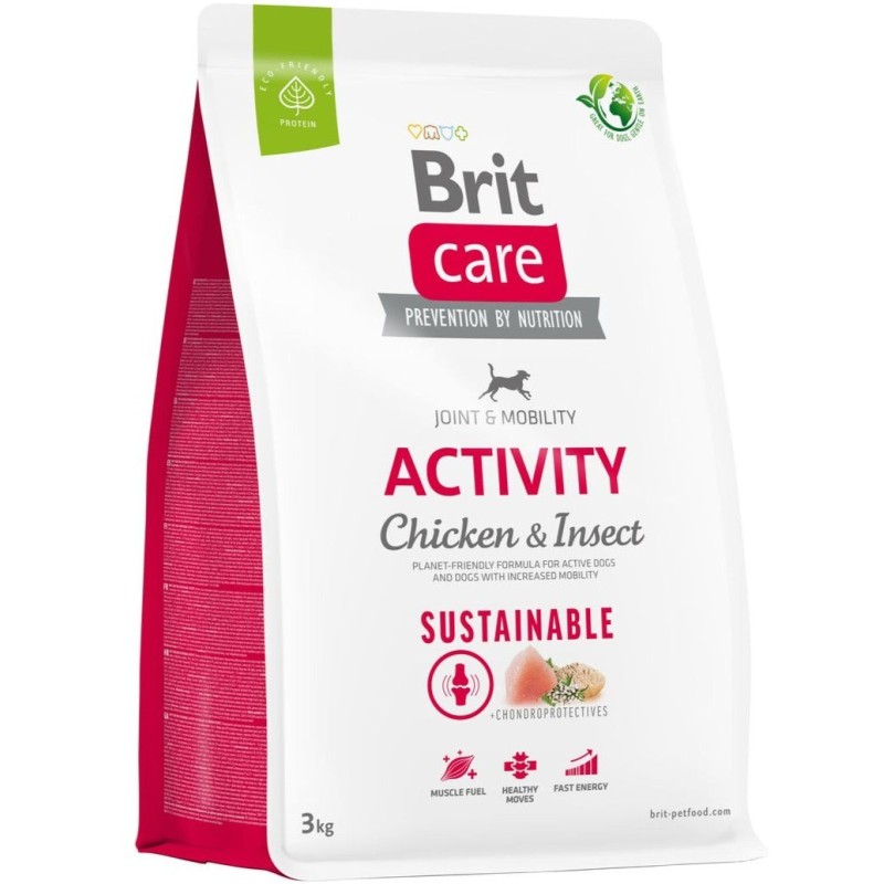 Brit Care Sustainable Activity Chicken & Insect koeratoit 3kg
