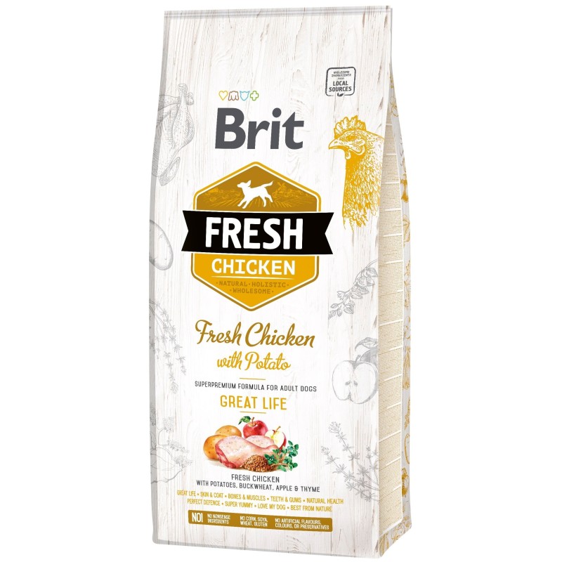 Brit Fresh Chicken with Potato Adult koeratoit 12kg