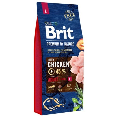 Brit Premium by Nature Adult L koeratoit 15kg