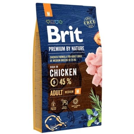 Brit Premium by Nature Adult M koeratoit 3kg