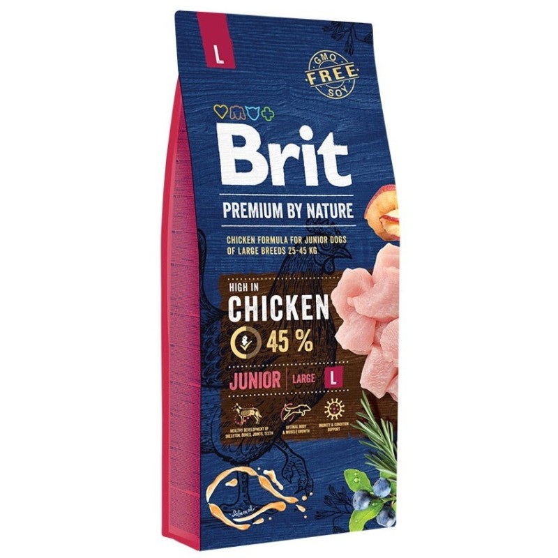 Brit Premium by Nature Junior L koeratoit 15kg