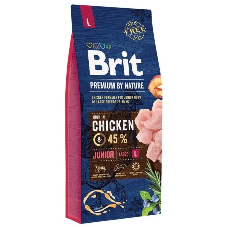 Brit Premium by Nature Junior L koeratoit 15kg