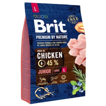 Brit Premium by Nature Junior L koeratoit 3kg