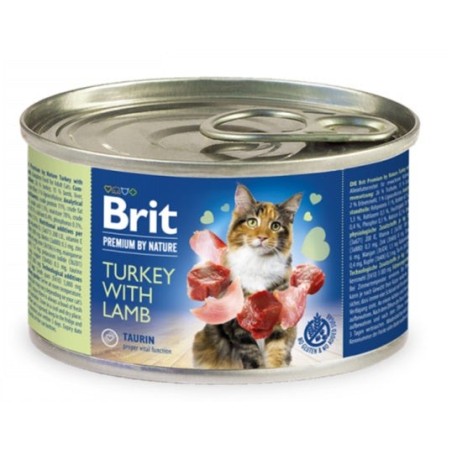 Brit Premium by Nature konserv kassile Turkey with Lamb 200g