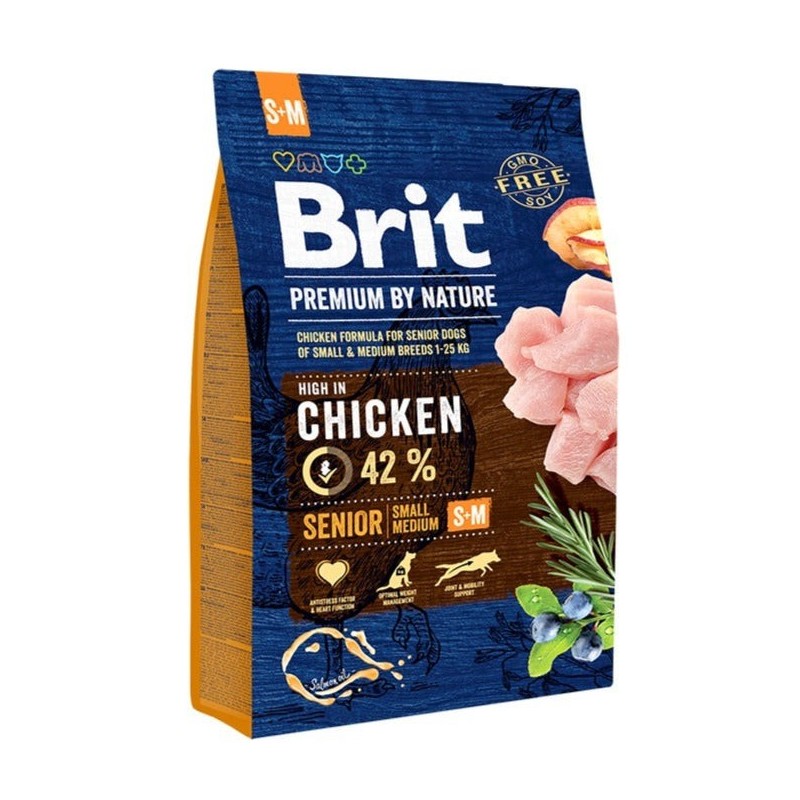 Brit Premium by Nature Senior S+M koeratoit 3kg