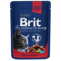 Brit Premium einekotike kassile Beef Stew & Peas 100g