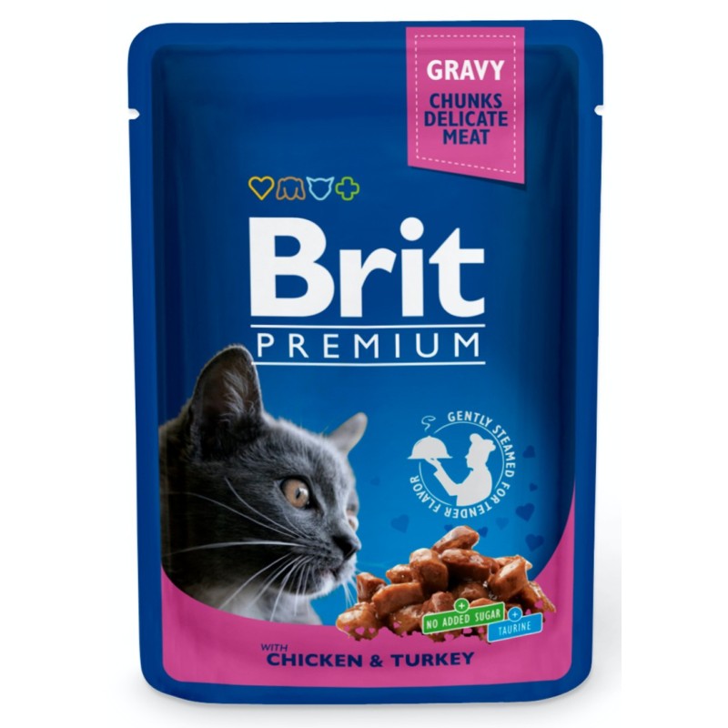 Brit Premium einekotike kassile Chicken & Turkey 100g