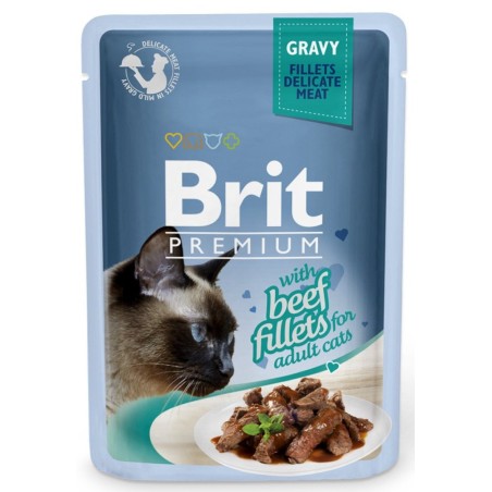 Brit Premium einekotike kassile Delicate Beef Gravy 85g