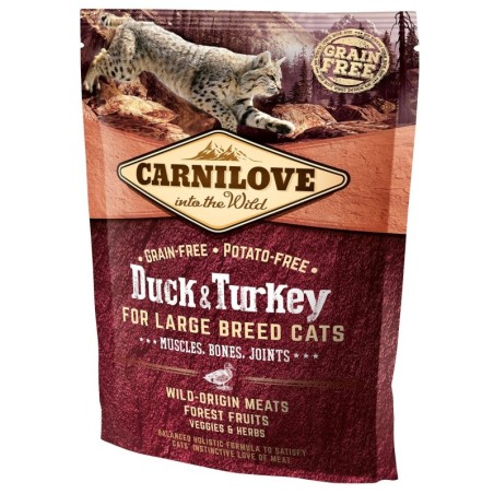 Carnilove Cat Duck & Turkey for Large Breed kassitoit 400g