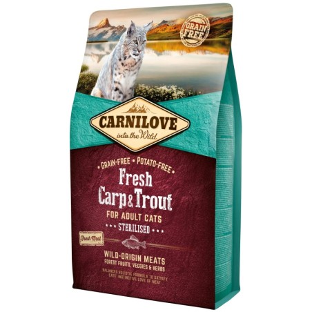 Carnilove Cat Fresh Carp & Trout for Sterilised kassitoit 2kg