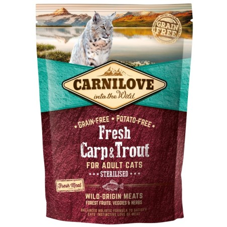 Carnilove Cat Fresh Carp & Trout for Sterilised kassitoit 400g
