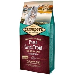 Carnilove Cat Fresh Carp & Trout for Sterilised kassitoit 6kg
