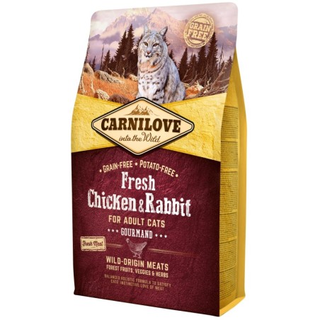Carnilove Cat Fresh Chicken & Rabbit for Adult kassitoit 2kg