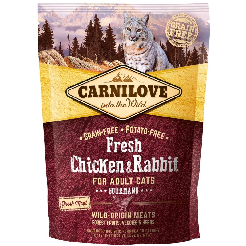 Carnilove Cat Fresh Chicken & Rabbit for Adult kassitoit 400g