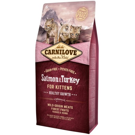 Carnilove Cat Salmon & Turkey for Kittens kassitoit 6kg