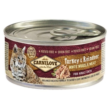 Carnilove Cat Turkey & Reindeer konserv kassidele 100g