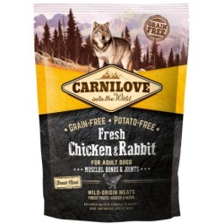 Carnilove Dog Fresh Chicken &  Rabbit for Adult koeratoit 1,5kg