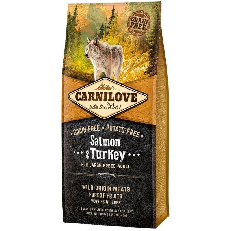 Carnilove Dog Salmon & Turkey for Large Breed Adult koeratoit 12kg