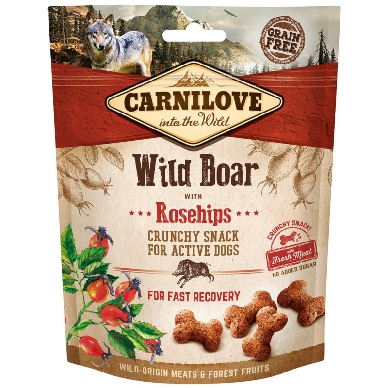Carnilove Dog Snack Wild Boar & Rosehips koeramaius 200g