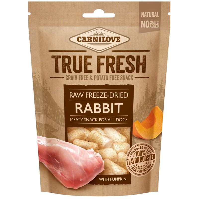 Carnilove Dog True Fresh Freeze-Dried Rabbit maius koerale 40g