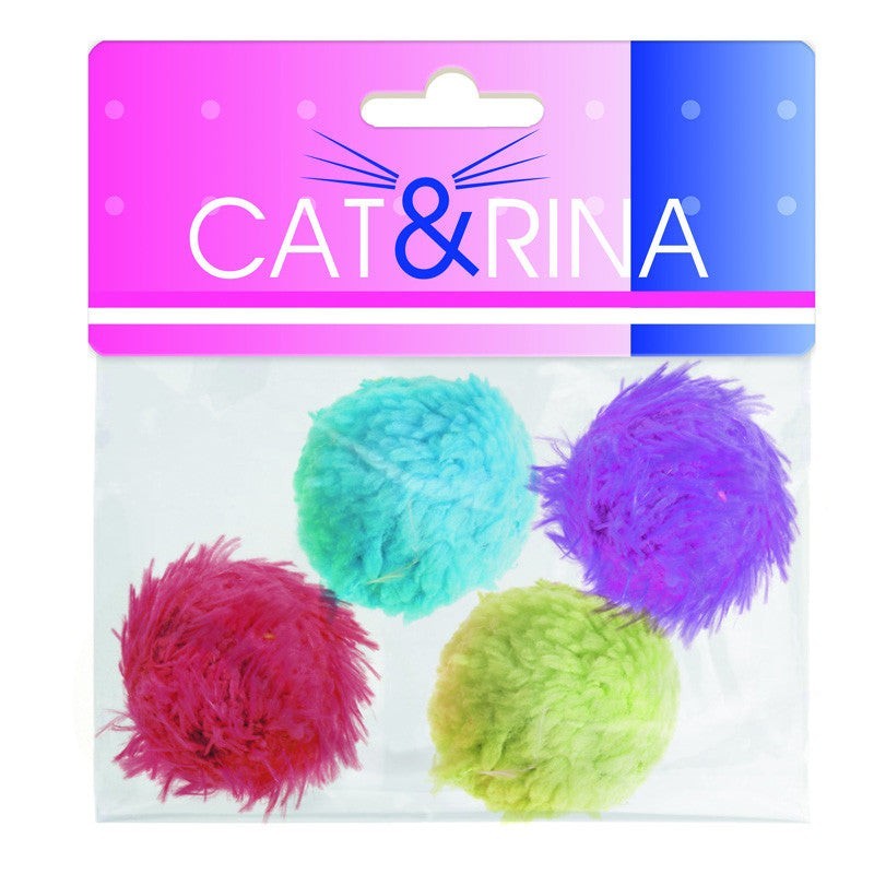 Cat&Rina kõrisevad pallid kassidele 4tk