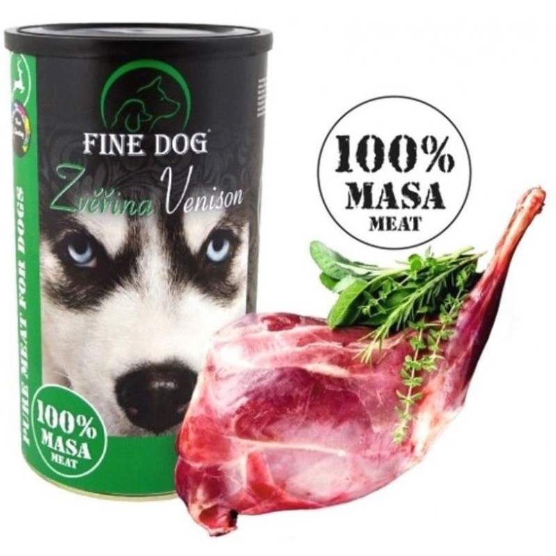 Fine Dog konserv koerale hirvelihast 1200g