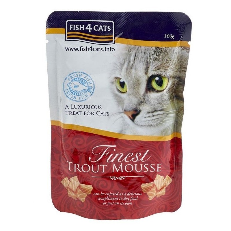 FISH4CATS KASSI PASTEET FINEST MOUSSE FORELL 100G N1