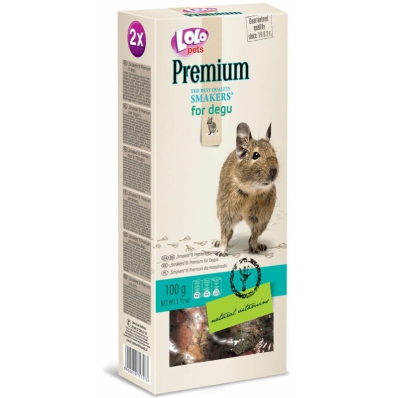 LoLo Pets Premium närimispulgad deegudele 2tk 100g