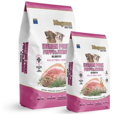 Magnum Iberian Pork Puppy külmpressitud koeratoit kutsikale 3kg