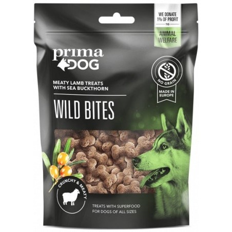 PrimaDog Wild Bites Crunchy maiused koertele lambaliha astelpajuga 100g