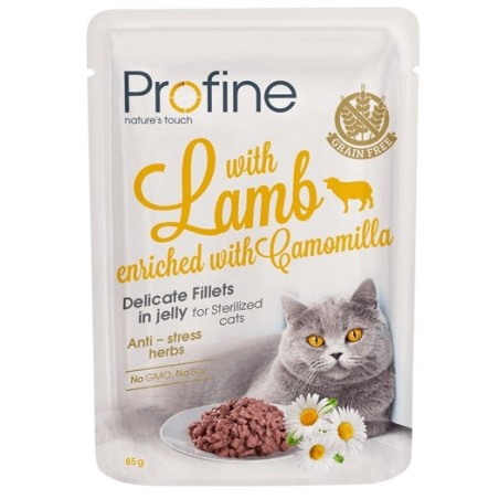Profine Cat Pouch Lamb in Jelly märgtoit steriliseeritud kassidele 85g
